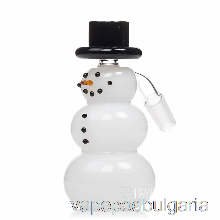 Vape 10000 Дръпки Mj Arsenal 10mm Snowperson Le Ash Catcher бял